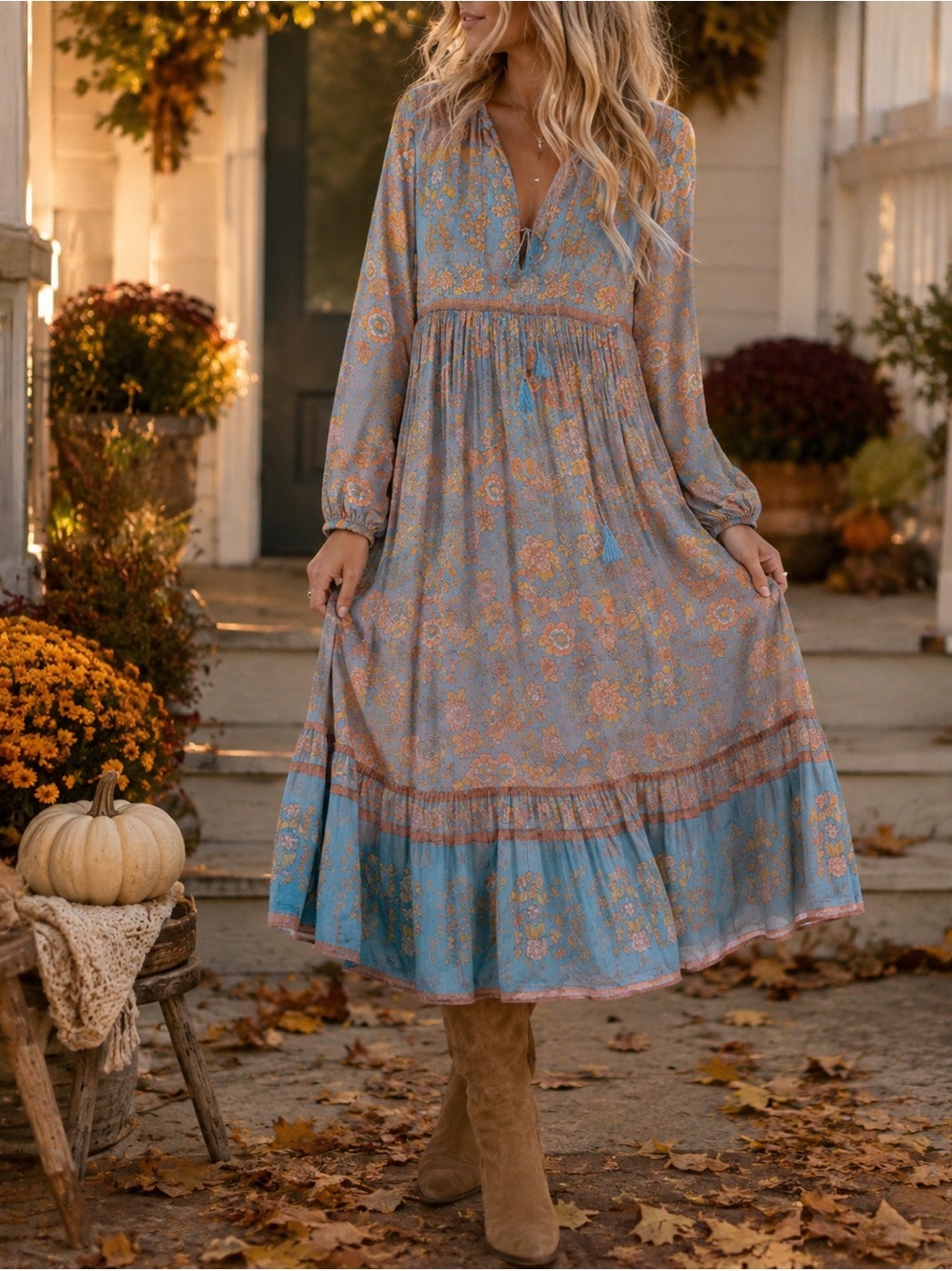 Spell & The Gypsy Collective Juniper Boho Midi Dress - XS